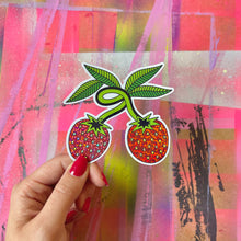 Load image into Gallery viewer, STRAWBERRIES STICKER
