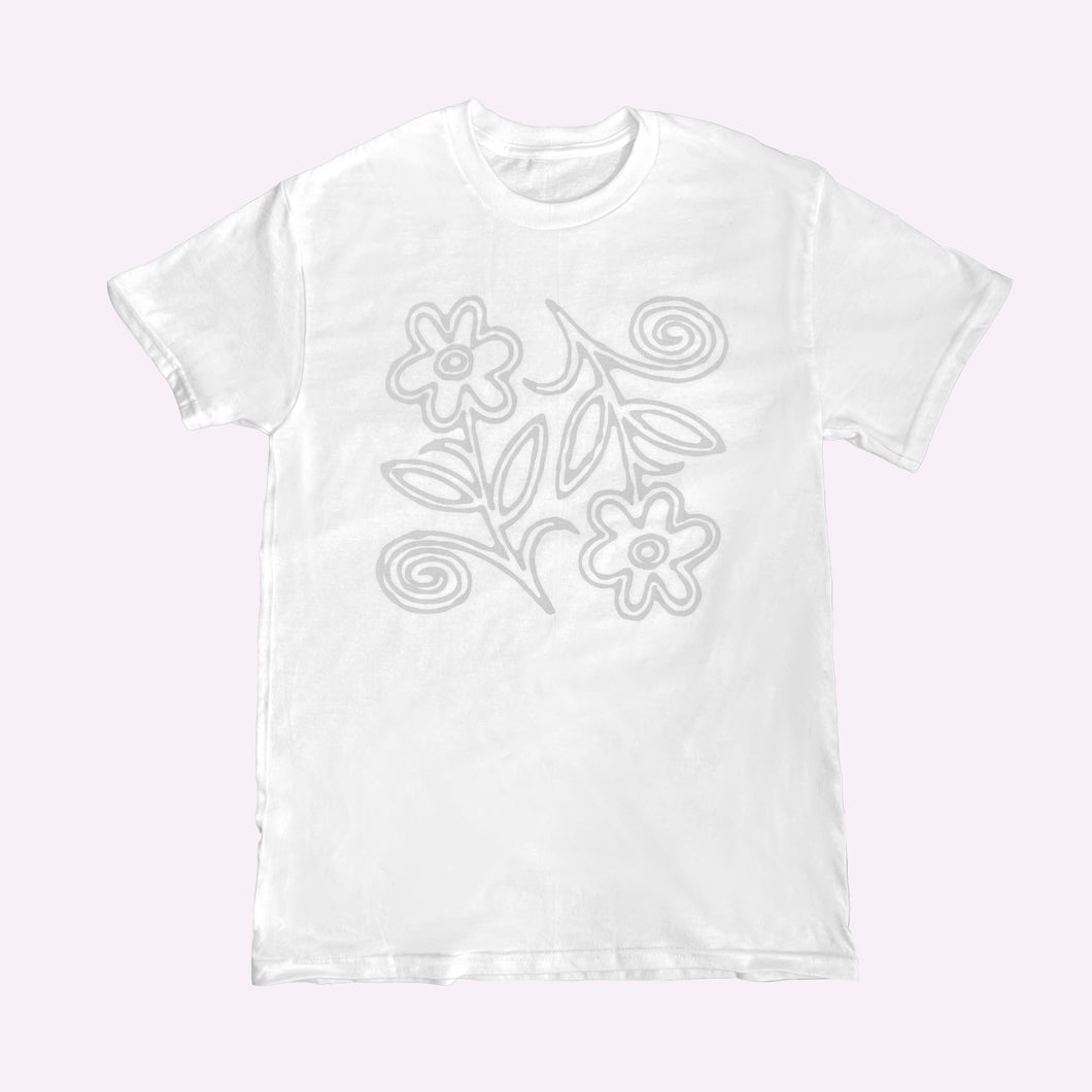 WOBBLY FLORAL T-SHIRT