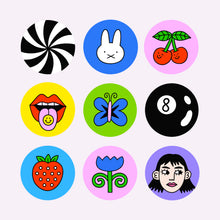 Load image into Gallery viewer, DOODLE BADGES

