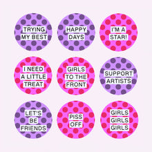 Load image into Gallery viewer, POLKA DOT BADGES
