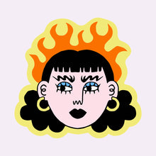 Load image into Gallery viewer, FLAMES STICKER
